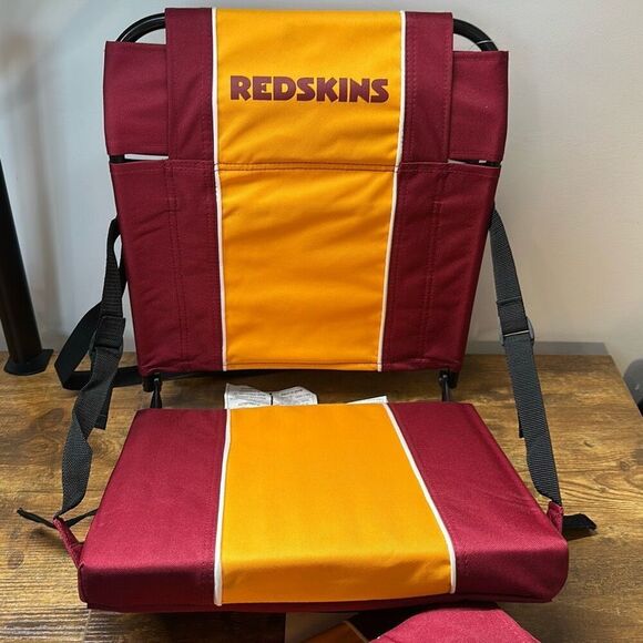 NFL Washington Redskins Folding Stadium Seat with Frame Bleacher NEW with tags - Picture 9 of 10